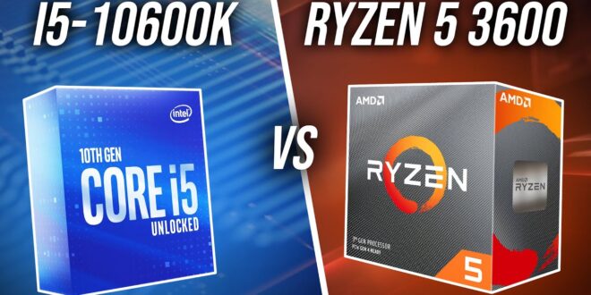 Intel i5-10600K vs AMD Ryzen 5 3600 CPU Comparison
