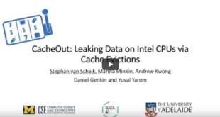 Leaking Data on Intel CPUs via Cache Evictions