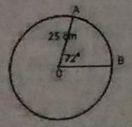 Perhatikan gambar di bawah ini! Luas juring lingkaran OAB adalah ... cm².