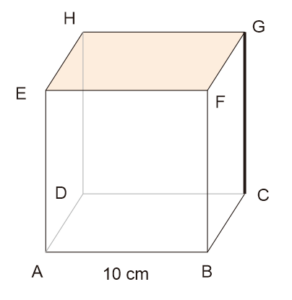 Latihan soal 1. Diketahui kubus ABCD.EFGH dengan panjang rusuk 10cm, tentukanlah a) Jarak titik C ke bidang EFGH