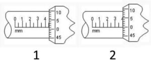 Ali megukur diameter dua buah kawat menggunakan mikrometer sekrup : * Selisih hasil pengukuran diameter kedua kawat adalah... Selisih hasil pengukuran diameter kedua kawat adalah...​