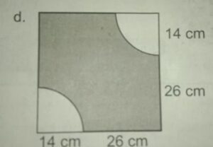 Berapakah luas persegih di atas yang di absir??​